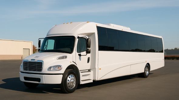 Exterior of Charter Bus Company Arlington Heights's 20 Passenger Party Bus in Arlington Heights