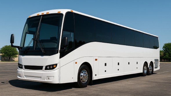 Exterior of Charter Bus Company Elgin's 40 Passenger Charter Bus in Elgin