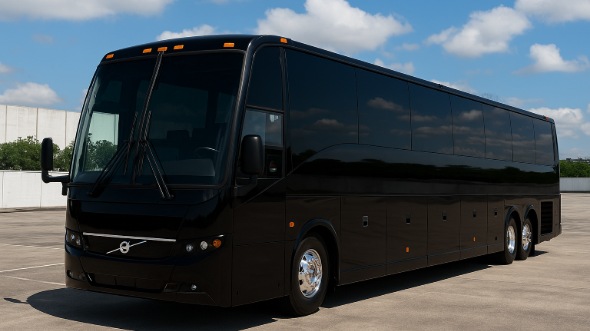 Exterior of Charter Bus Company Waukegan's 40 Passenger Party Bus in Waukegan