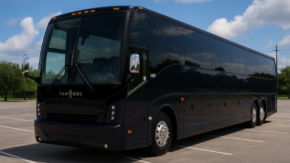 Exterior of Charter Bus Company Waukegan's 50 Passenger Party Bus in Waukegan